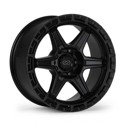 Enkei Trail-Finder 17x9 / 6x139.7 BP / ET0 / 106.1mm Bore - Matte Black Wheel