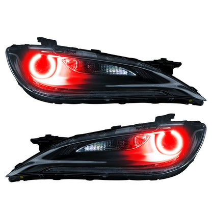 Oracle 15-17 Chrysler 0 LED Headlight Halo Kit - Red