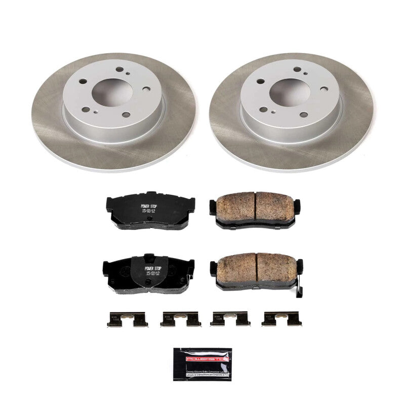 Power Stop 95-01 Nissan Maxima Rear Semi-Coated Rotor Kit