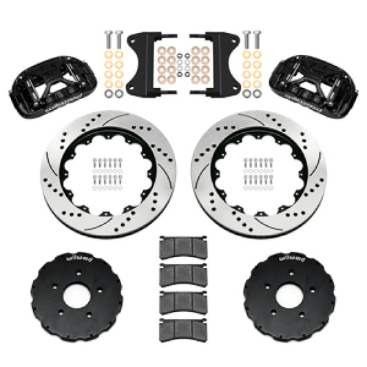 Wilwood 14-19 Chevrolet Corvette C7 Forged XRS6R Front BBK - 14.00 Rotor SRP - Black