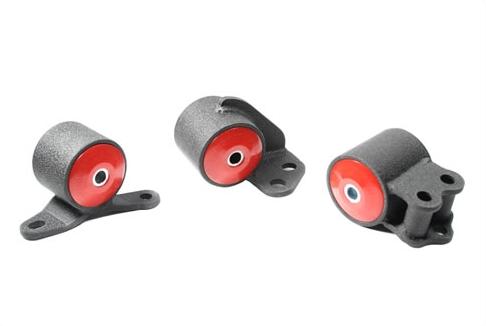 Innovative 88-91 Civic H-Series Black Steel Mounts 85A Bushings (Manual Hydro Actuator)