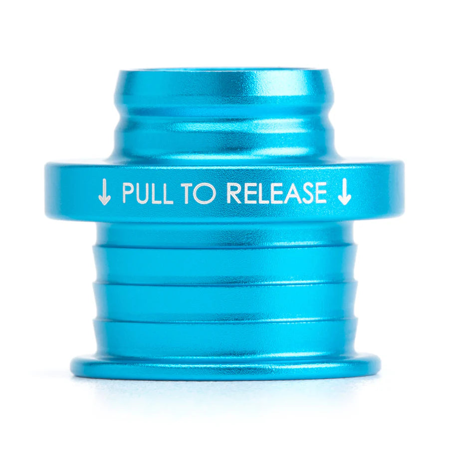 Acuity - Satin Teal Aluminum Shift Boot Collar for POCO Shift Knobs