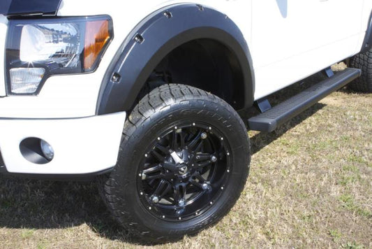 Lund 99-07 Chevy Silverado 1500 RX-Rivet Style Textured Elite Series Fender Flares - Black (4 Pc.)