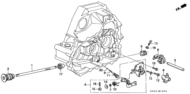 Honda - Civic Integra M/T Shift Linkage Dust Boot