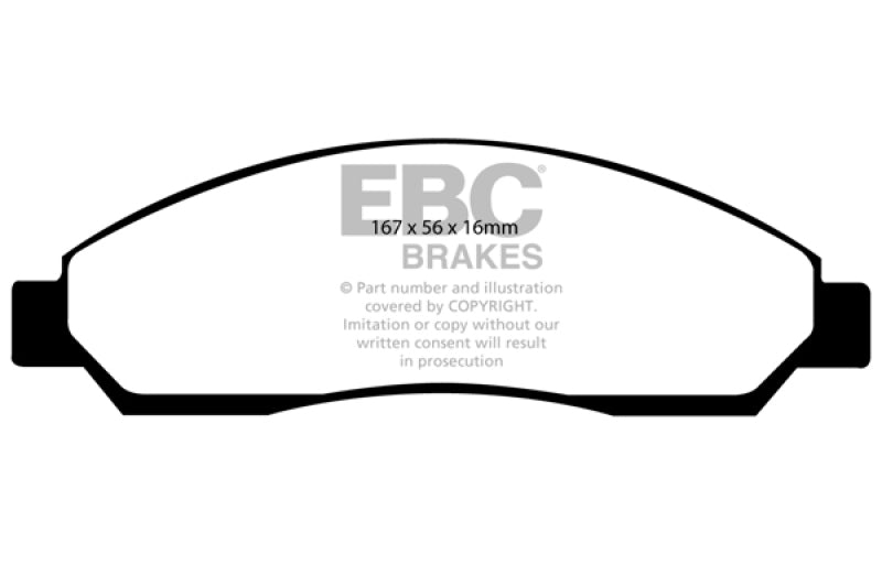 EBC 04-06 Chevrolet Colorado 2.8 Ultimax2 Front Brake Pads