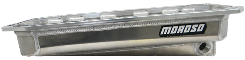 Moroso AJPE TFX 96/TFX 2000/TFX 2002 Funny Car Dry Sump 4-3/8in-6-3/8in Aluminum Oil Pan