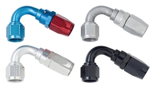 Fragola -4AN x 120 Degree Power Flow Hose End