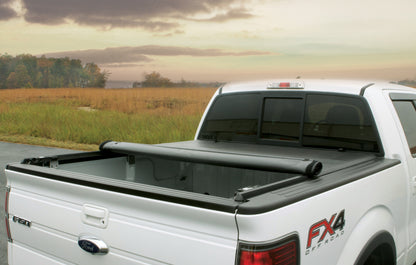 Lund 04-18 Ford F-150 (8ft. Bed) Genesis Roll Up Tonneau Cover - Black