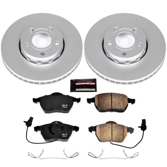 Power Stop 99-04 Audi A4 Front Z23 Evolution Sport Coated Brake Kit