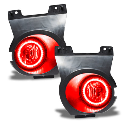 Oracle Lighting 11-14 Ford F-150 Pre-Assembled LED Halo Fog Lights -Red SEE WARRANTY