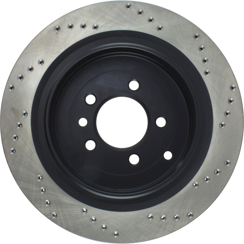 StopTech 05-09 Land Rover LR3 / 06-13 Land Rover Range Rover Sport Drilled Right Rear Cryo Rotor