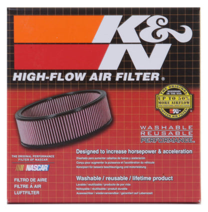 K&N Universal Oval Chrome Filter 1 9/16 in. Flange 3 in. Base 2 inch Top 3 in. Height (4 Per Box)