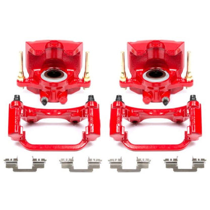 Power Stop 07-16 Cadillac Escalade Rear Red Calipers w/Brackets - Pair