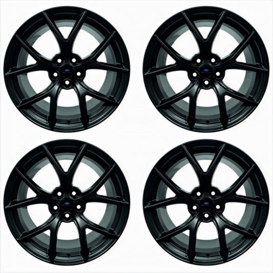 Ford Racing 15-20 Mustang19x9.5in & 19x10in Wheel Kit w/TPMS - Matte Black