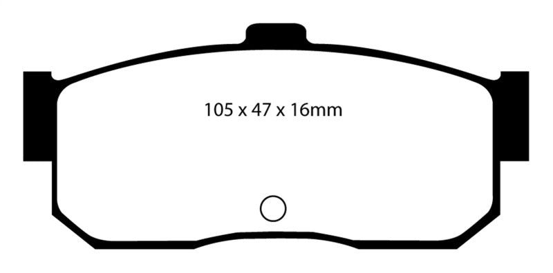 EBC 91-97 Infiniti G20 2.0 Yellowstuff Rear Brake Pads