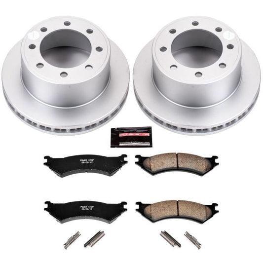 Power Stop 2007 Ford E-150 Rear Z17 Evolution Geomet Coated Brake Kit