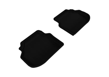 3D MAXpider 2011-2014 BMW 5 Series F10 Kagu 2nd Row Floormats - Black