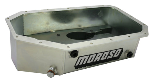 Moroso Acura/Honda K Series Swap Road Race Baffled Extra Capacity 5.5in Steel Oil Pan
