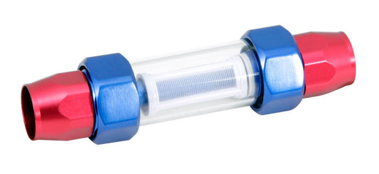 Spectre Pro-Plumbing Fuel Filter 3/8in. - Red/Blue