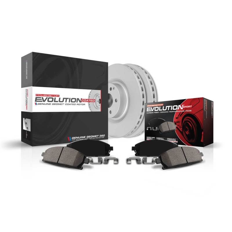 Power Stop 19-22 Volvo XC40 Rear Z23 Coated Brake Kit