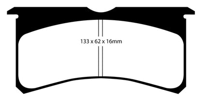 EBC Brakes Yellowstuff Performance Brake Pads