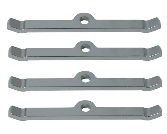 Moroso Chevrolet Small Block Valve Cover Hold Downs - Steel - Chrome Plated - Set of 4