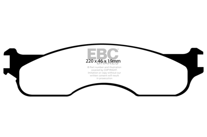 EBC 04 Dodge Ram SRT-10 8.3 Ultimax2 Front Brake Pads