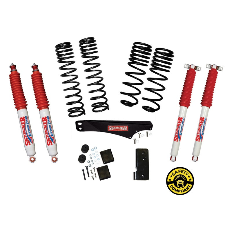 Skyjacker 2007-2017 Jeep Wrangler 4 Door (JK) 2-2.5in Suspension Lift Kit w/ Shock