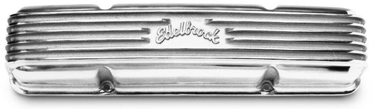 Edelbrock Valve Cover Classic Series Chevrolet 1959-1986 262-400 CI V8 Polshed