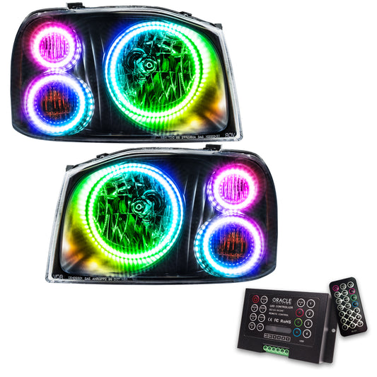 Oracle 01-04 Nissan Frontier SMD HL - Triple Halo - ColorSHIFT w/ 2.0 Controller