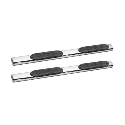 Westin 2007-2018 Chevy Silverado 1500 Crew Cab PRO TRAXX 6 Oval Nerf Step Bars - SS