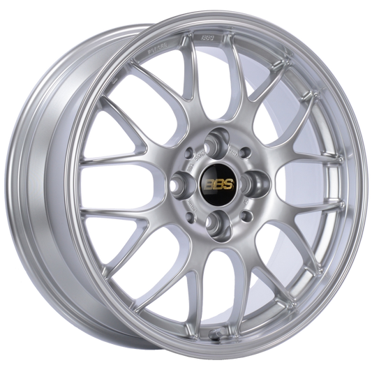 BBS RG-R 17x9 5x120 ET42 Diamond Silver Wheel -82mm PFS/Clip Required