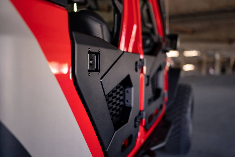 DV8 Offroad 18-22 Jeep Wrangler JL/JT Spec Series Half Doors - Rear Set