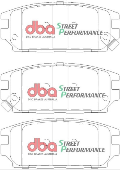 DBA 91-94 Dodge Stealth AWD XP Performance Rear Brake Pads