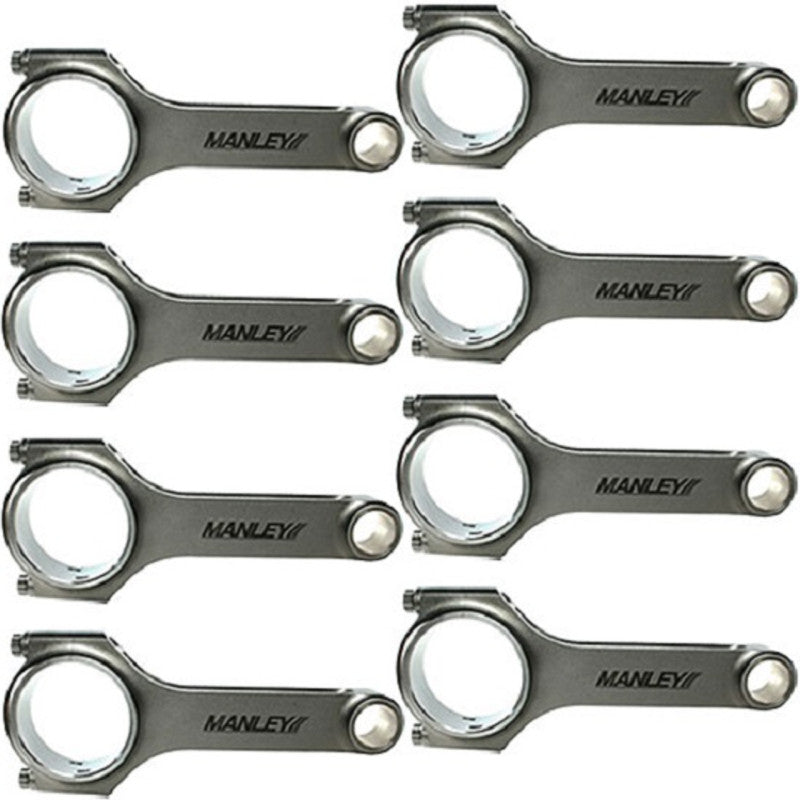 Manley Ford 4.6L Modular/5.0L V-8 22mm Connecting Rod w/ ARP 625+ Cap Screw - Set of 8