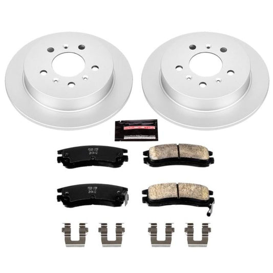 Power Stop 08-09 Buick Allure Rear Z17 Evolution Geomet Coated Brake Kit