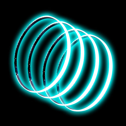 Oracle LED Illuminated Wheel Rings - Aqua SEE WARRANTY