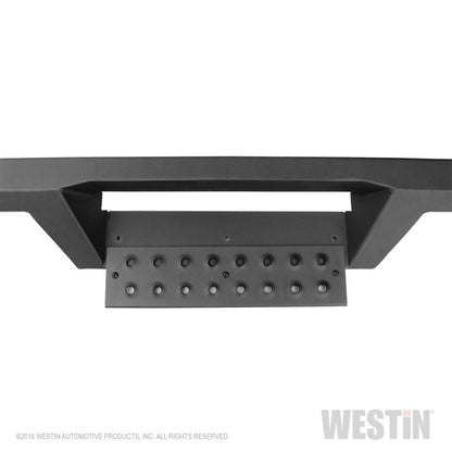 Westin 2019 Chevrolet Silverado / GMC Sierra 1500 Crew Cab Drop Nerf Step Bars - Textured Black