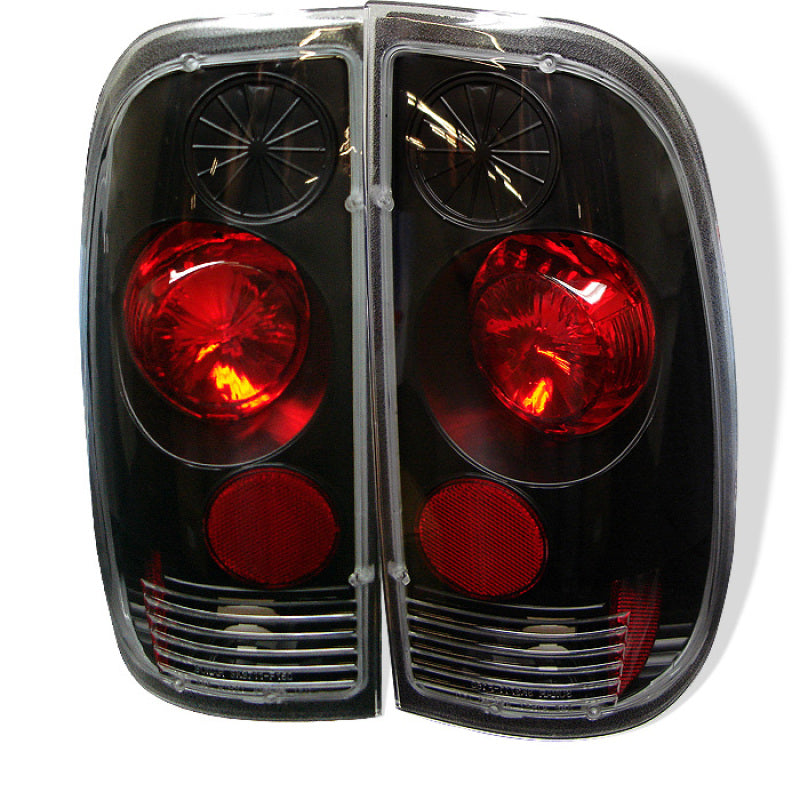 Spyder Ford F150 side 97-03/F250/350/450/550 Super Duty 99-07 Euro Tail Lights Blk ALT-YD-FF15097-BK