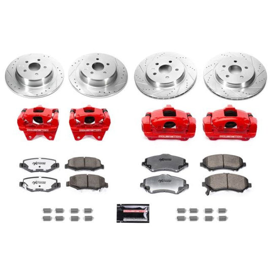 Power Stop 07-17 Jeep Wrangler Front & Rear Big Brake Conversion Kit