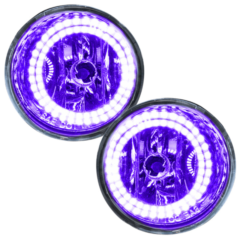 Oracle Lighting 04-15 Nissan Titan Pre-Assembled LED Halo Fog Lights -UV/Purple SEE WARRANTY