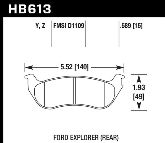 Hawk Performance Ceramic Street Brake Pads