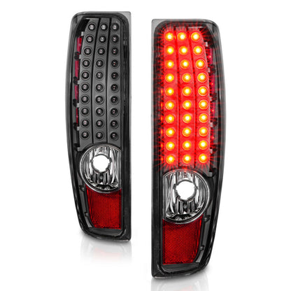 ANZO 04-10 Chevy Colorado LED Taillights G2 - Black
