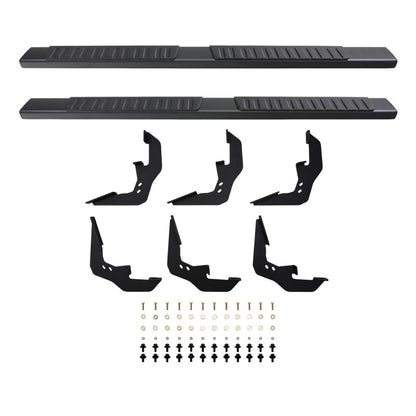 Westin 2019 Chevrolet Silverado/Sierra 1500 Crew Cab R7 Nerf Step Bars - Black