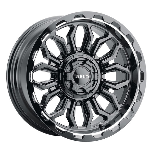 Weld Off-Road W139 20X9 Flare 6X135 6X139.7 ET00 BS5.00 Gloss Black MIL 106.1