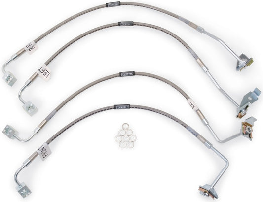 Russell Performance 07-08 Jeep Wrangler JK with 4in Lift Brake Line Kit