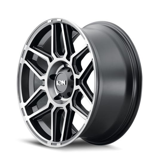 ION Type 146 20x9 / 6x135 BP / 0mm Offset / 87.1mm Hub Matte Black W/Machined Dart Tint Wheel