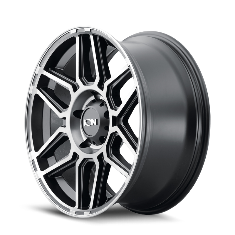 ION Type 146 20x9 / 8x170 BP / 0mm Offset / 125.2mm Hub Matte Black W/Machined Dart Tint Wheel