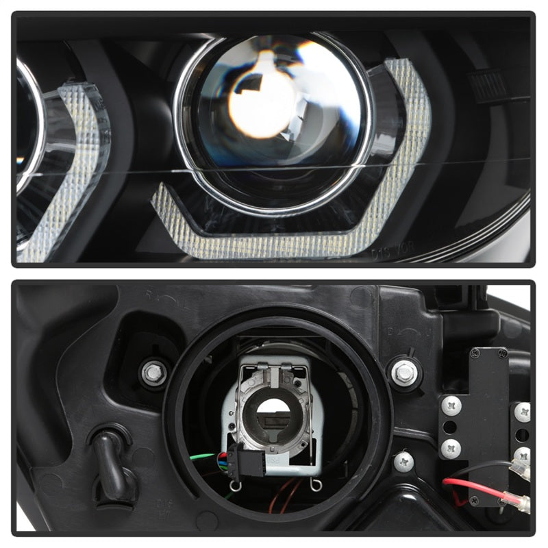 Spyder BMW Z4 09-13 Projector Headlights (Not Comp w Halogen) Black PRO-YD-BMWZ409HID-AFSSEQ-BK