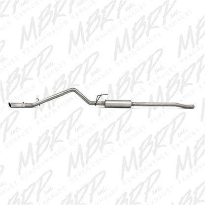 MBRP 06-08 Ram Hemi 1500 Mega Cab 5.7L / 03-13 Ram Hemi 2500/3500 5.7L Alum 3in Cat Back Single Side